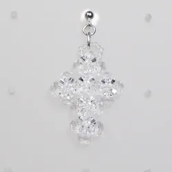 Pierces - Silver brass - Earrings Nevena - Pierces - Silver brass - Laiton argenté